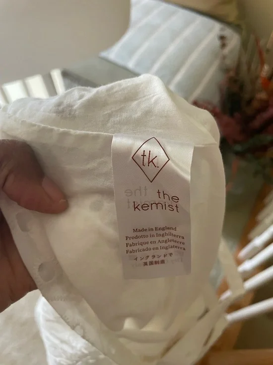 NWOT-LUCENA BRODERIE
ANGLAISE DRESS IN
WHITE- - Picture 10 of 13